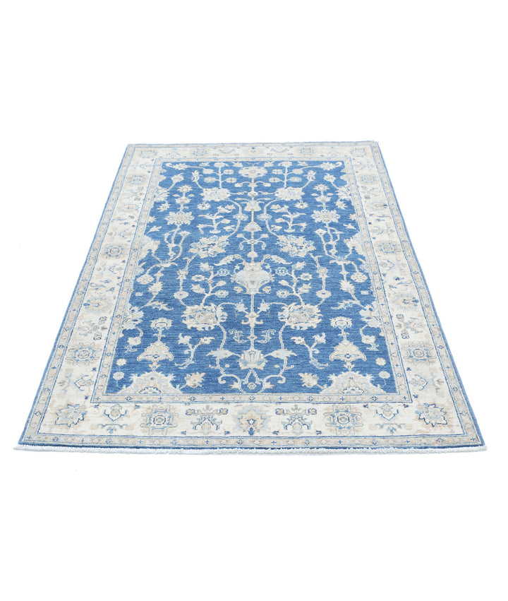 Afghan Ziegler Farhan Rug 3' 10" x 6' 0" Hand-Knotted | No. AT15954