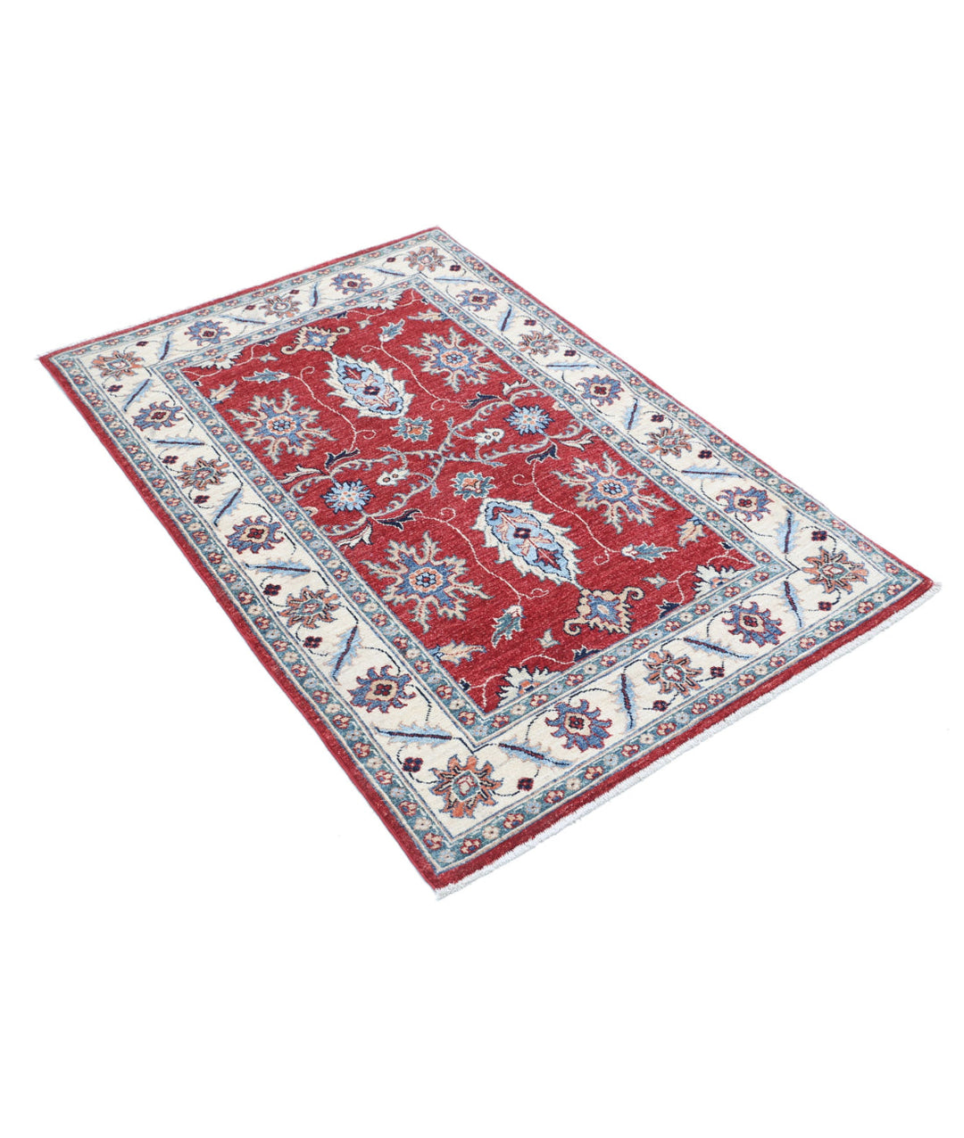 Afghan Ziegler Farhan Rug 3' 1" x 4' 8" Hand-Knotted | No. AT14228