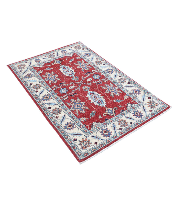 Afghan Ziegler Farhan Rug 3' 1" x 4' 8" Hand-Knotted | No. AT14228