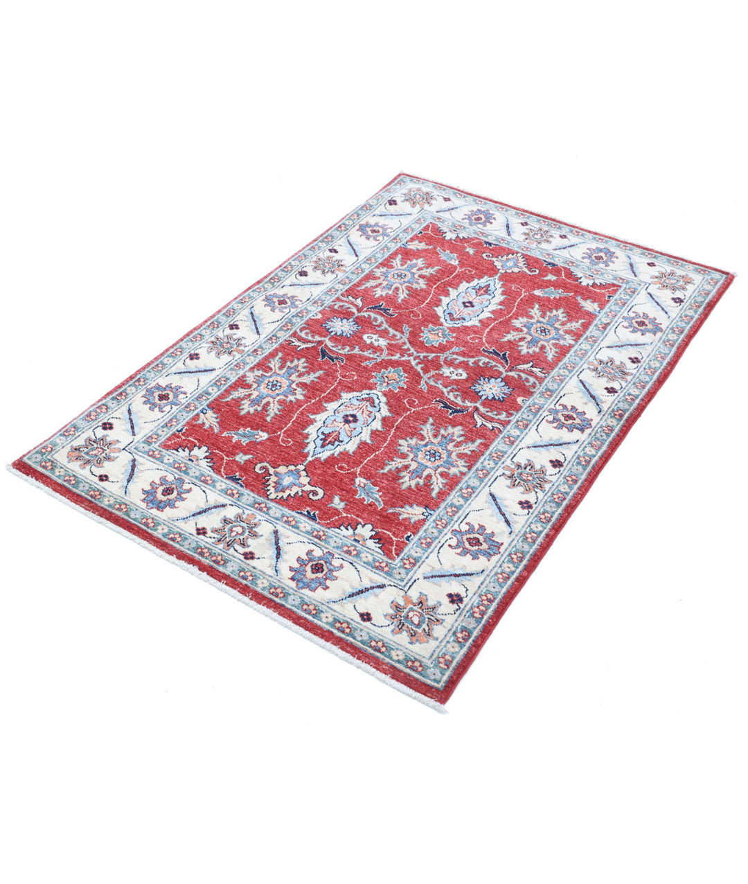 Afghan Ziegler Farhan Rug 3' 1" x 4' 8" Hand-Knotted | No. AT14228
