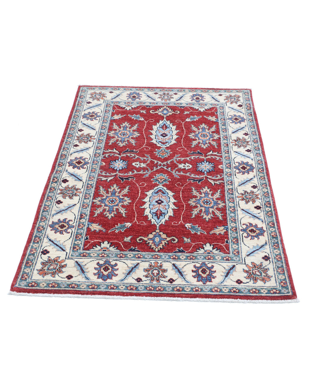 Afghan Ziegler Farhan Rug 3' 1" x 4' 8" Hand-Knotted | No. AT14228