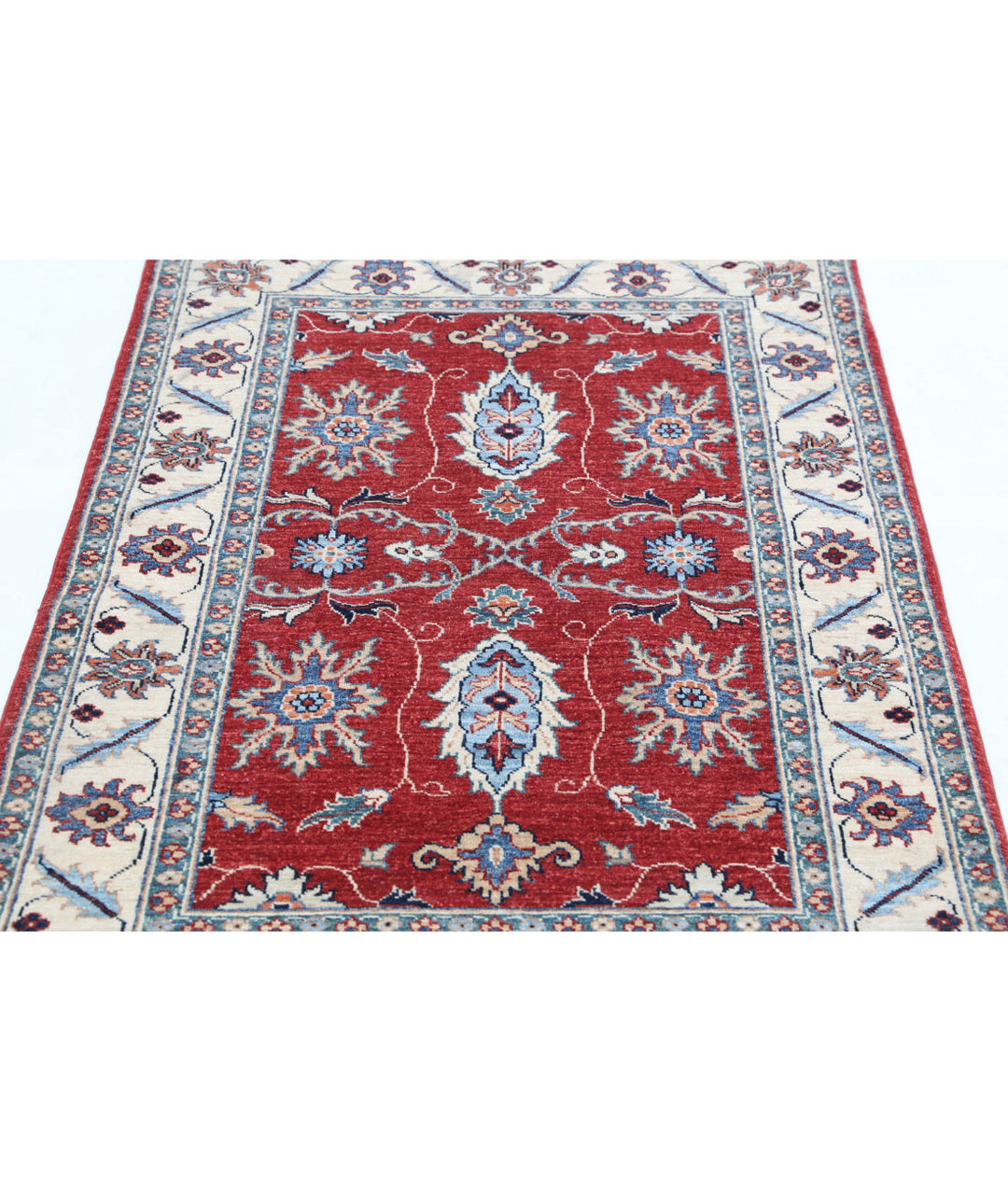 Afghan Ziegler Farhan Rug 3' 1" x 4' 8" Hand-Knotted | No. AT14228