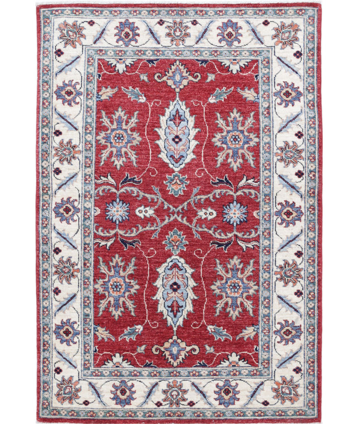 Afghan Ziegler Farhan Rug 3' 1" x 4' 8" Hand-Knotted