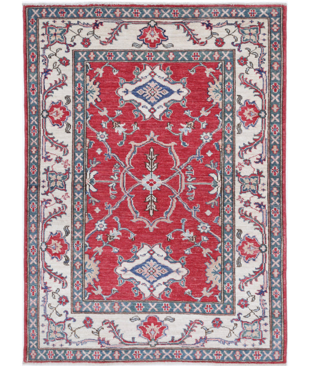 Hand Knotted Ziegler Farhan Wool Rug 3' 4" x 4' 8" - No. AT25832