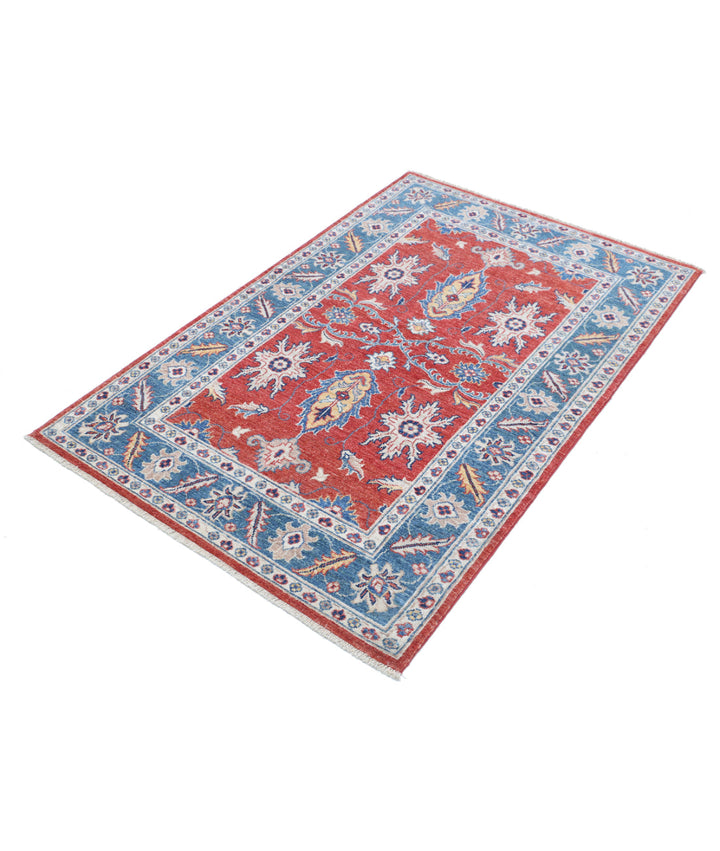 Afghan Ziegler Rug 3' 3" x 5' 0" Hand-Knotted | No. AT71807