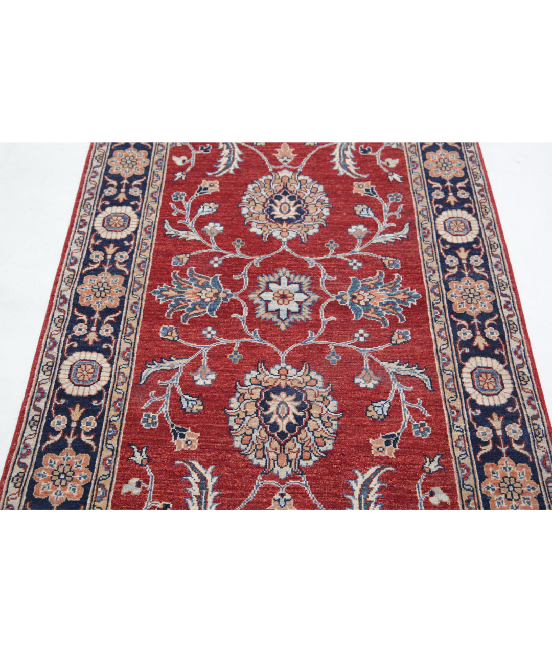 Afghan Ziegler Rug 3' 2" x 5' 1" Hand-Knotted | No. AT98438
