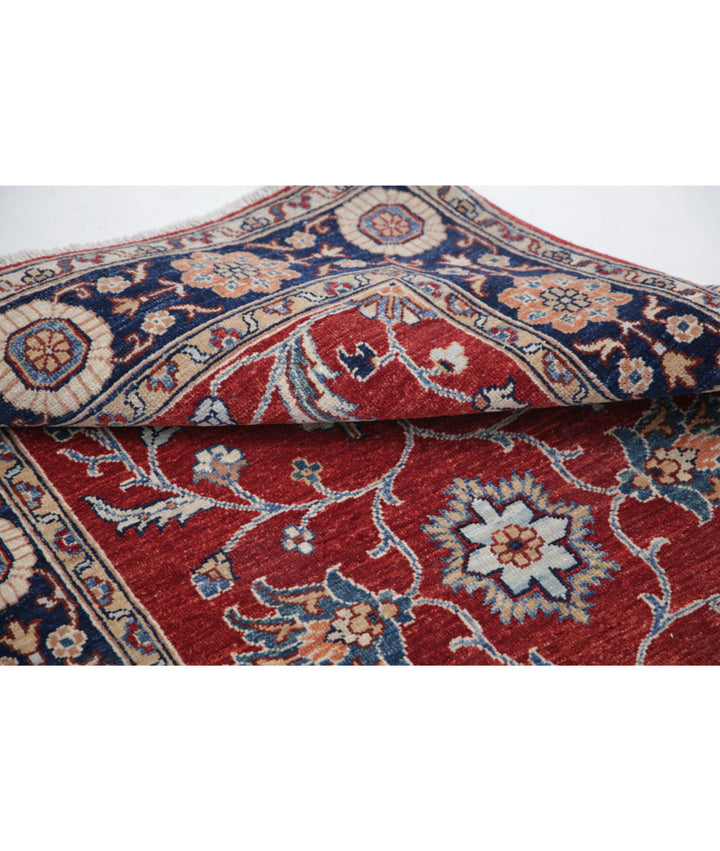 Afghan Ziegler Rug 3' 2" x 5' 1" Hand-Knotted | No. AT98438