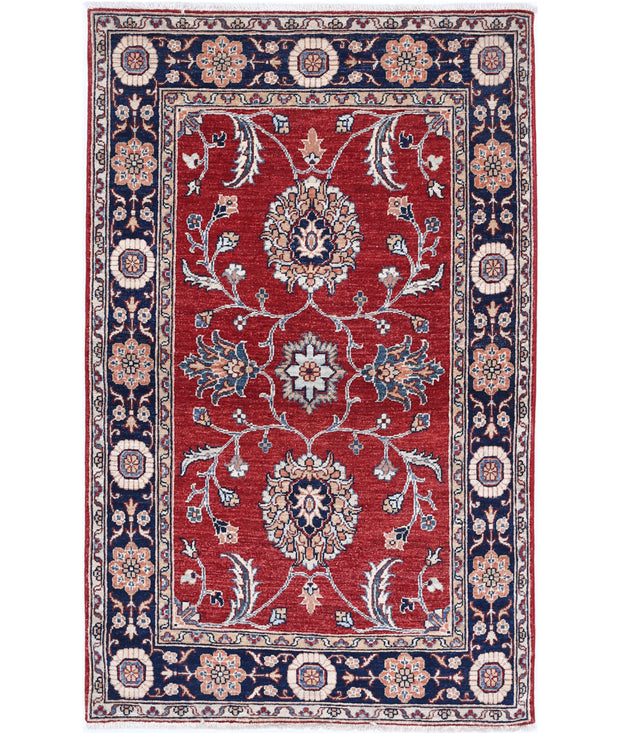 Hand Knotted Ziegler Farhan Wool Rug 3' 2" x 5' 1" - No. AT98438