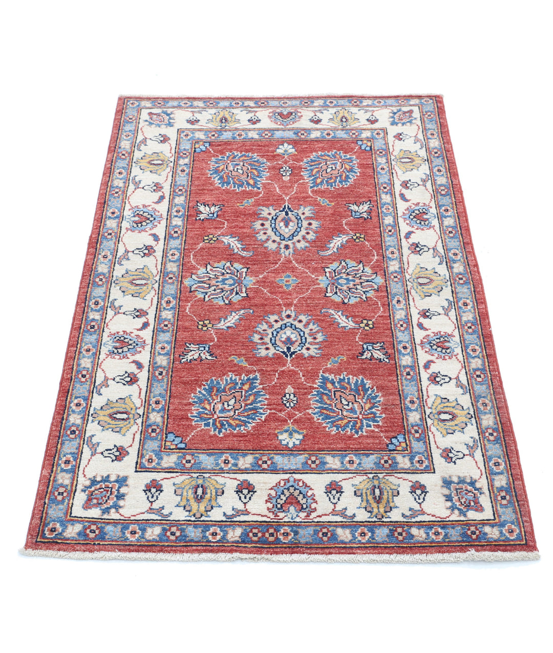 Afghan Ziegler Rug 2' 6" x 4' 0" Hand-Knotted | No. AT82717