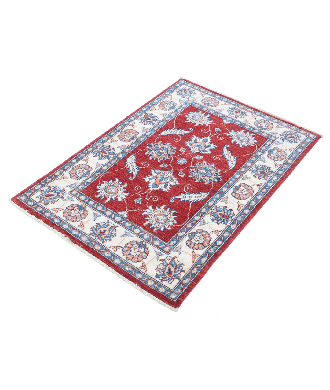Afghan Ziegler Rug 2' 9" x 4' 0" Hand-Knotted | No. AT87792