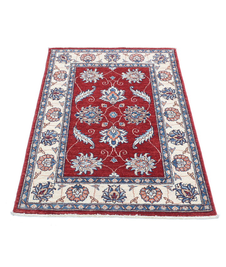 Afghan Ziegler Rug 2' 9" x 4' 0" Hand-Knotted | No. AT87792