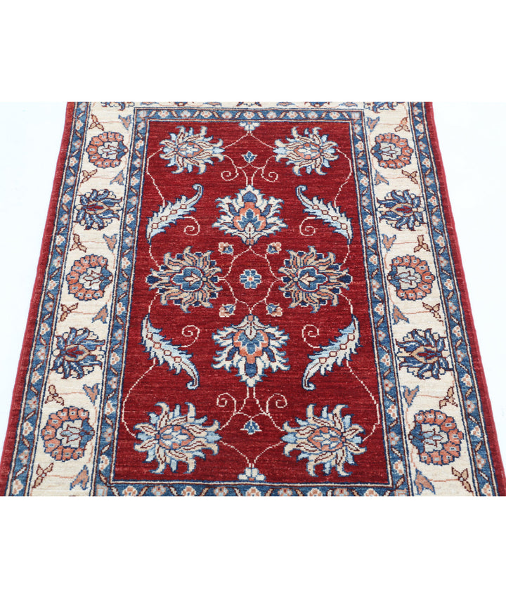 Afghan Ziegler Rug 2' 9" x 4' 0" Hand-Knotted | No. AT87792