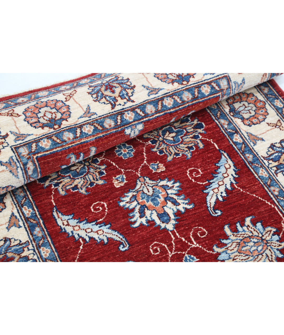 Afghan Ziegler Rug 2' 9" x 4' 0" Hand-Knotted | No. AT87792