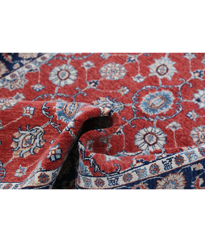 Afghan Ziegler Farhan Rug 4' 0" x 5' 9" Hand-Knotted | No. AT25509