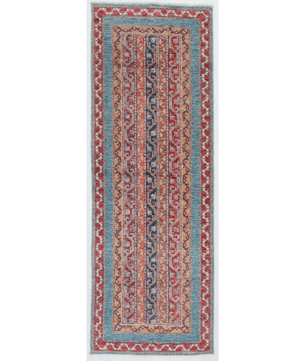 Hand Knotted Shaal Wool Rug 2' 1" x 5' 11" - No. AT31227