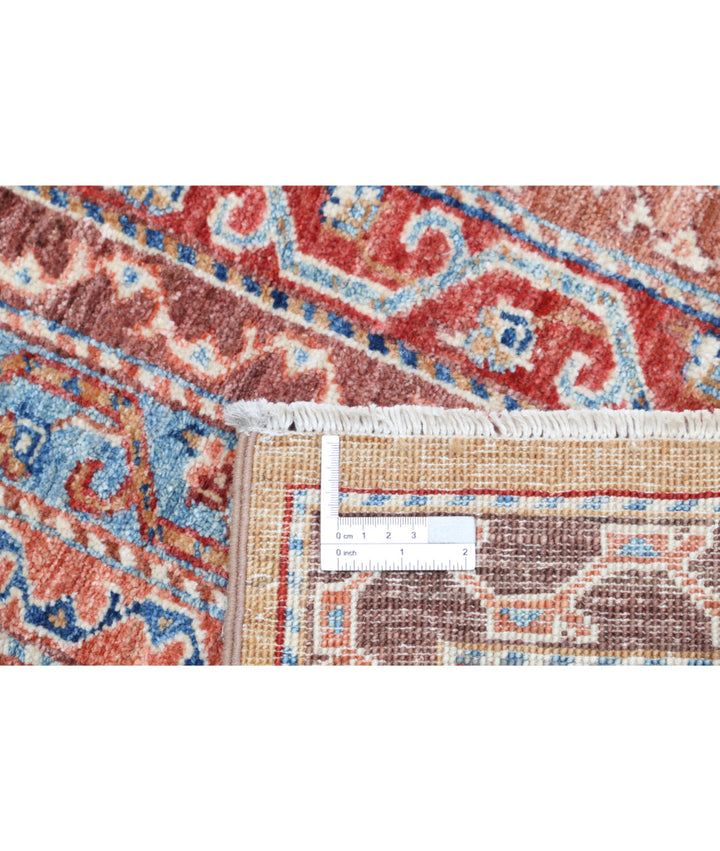 Afghan Shaal Rug 3' 4" x 4' 9" Hand-Knotted | No. AT39913