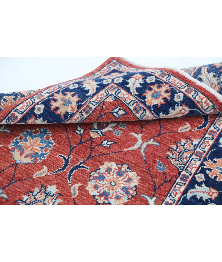 Afghan Ziegler Rug 2' 9" x 4' 2" Hand-Knotted | No. AT74616