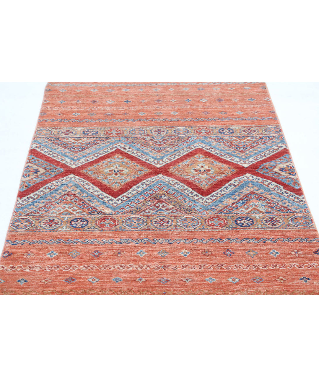 Hand Knotted Khurjeen Wool Rug 3' 3" x 4' 11" - No. AT795337