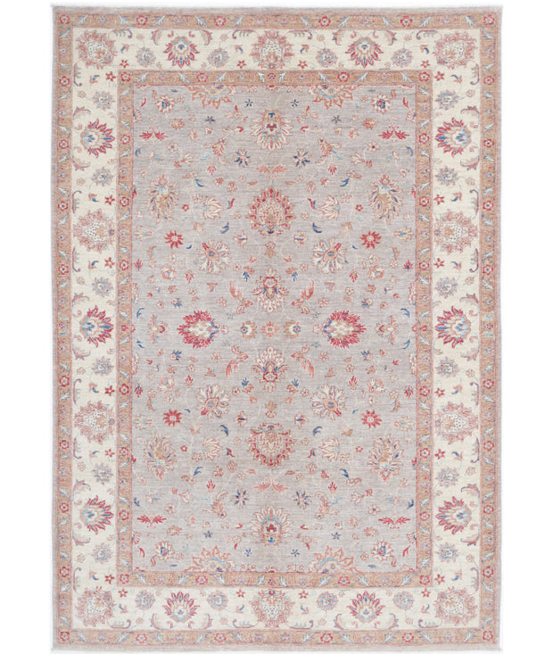 Hand Knotted Ziegler Farhan Wool Rug 6' 6" x 9' 5" - No. AT40959