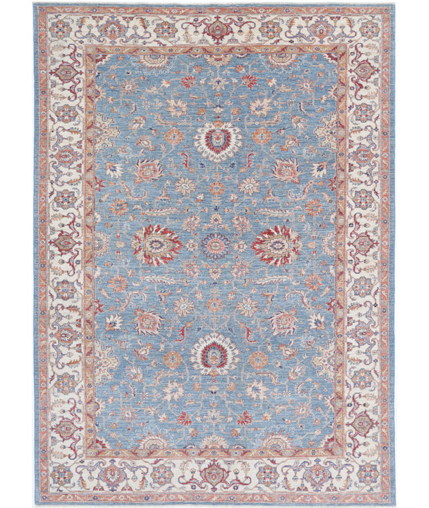 Hand Knotted Ziegler Farhan Wool Rug 6' 7" x 9' 5" - No. AT94089