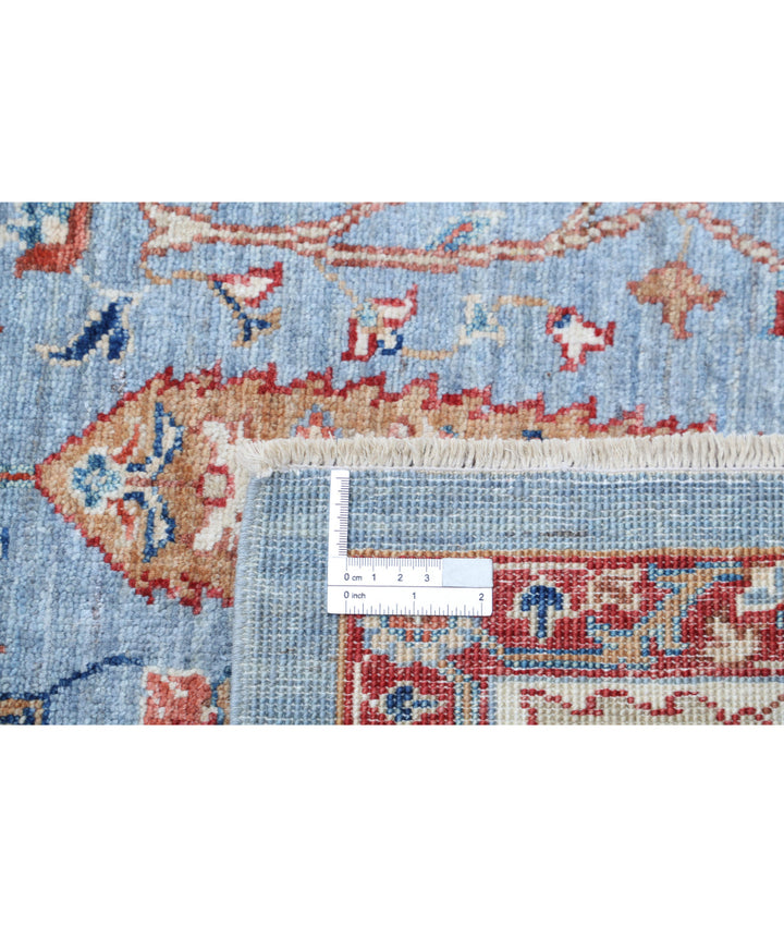 Afghan Ziegler Rug 6' 9" x 9' 9" Hand-Knotted | No. AT90535