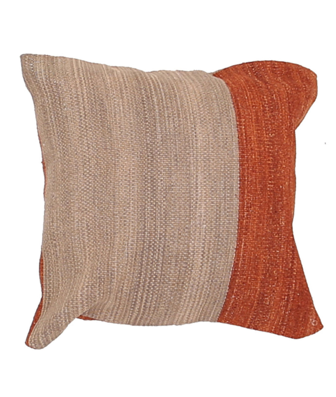 Afghan Oriental Pillow 1' 4" x 1' 4" Hand-Knotted
