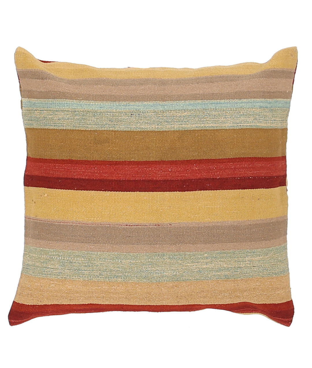 Afghan Oriental Pillow 2' 2" x 2' 2" Hand-Knotted