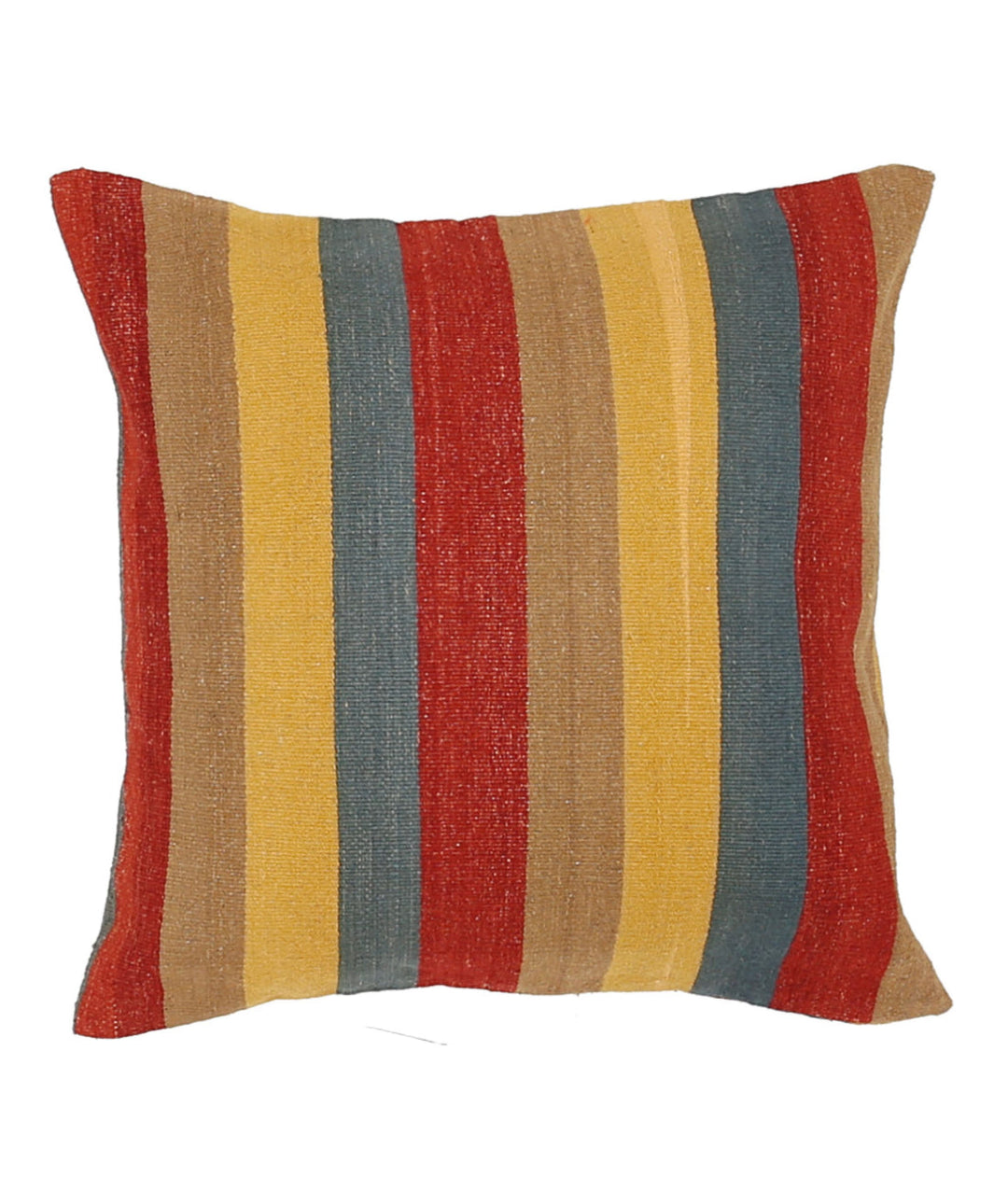 Afghan Oriental Pillow 2' 2" x 2' 2" Hand-Knotted