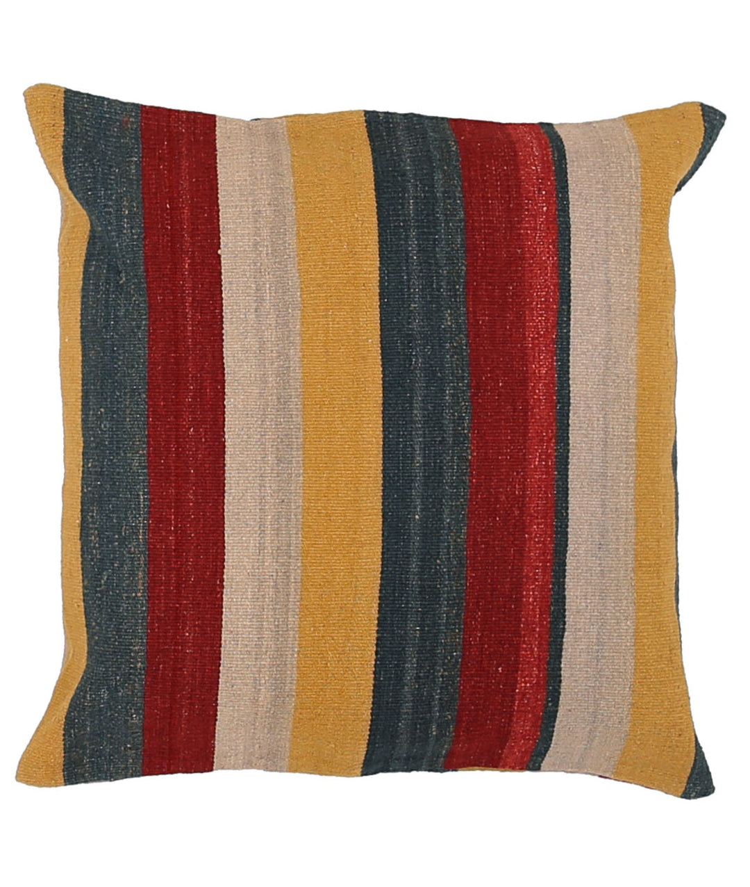Afghan Oriental Pillow 2' 2" x 2' 2" Hand-Knotted