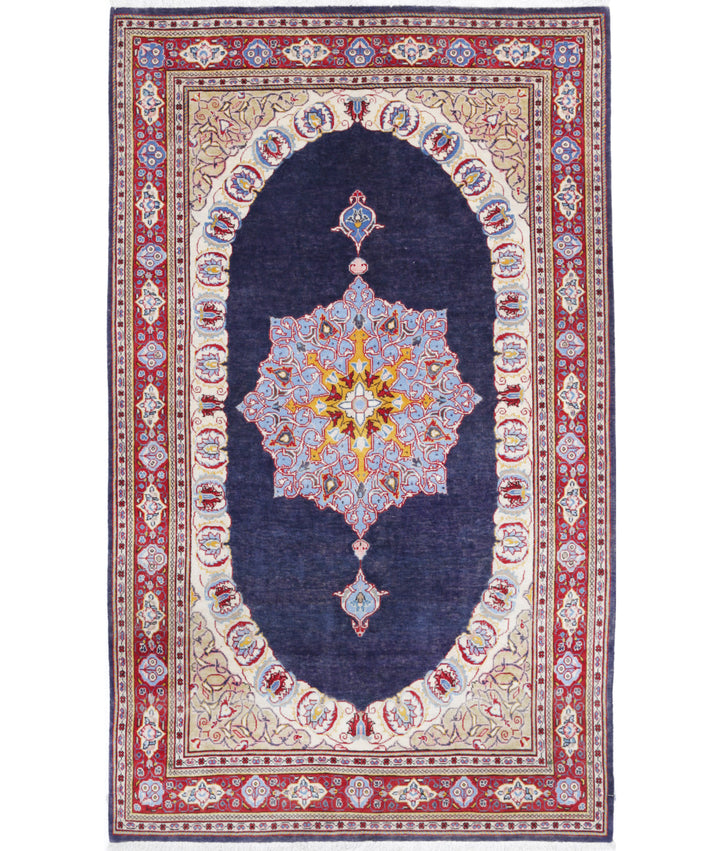 Afghan Kashan Rug 4' 4" x 7' 3" Hand-Knotted | No. AT40910