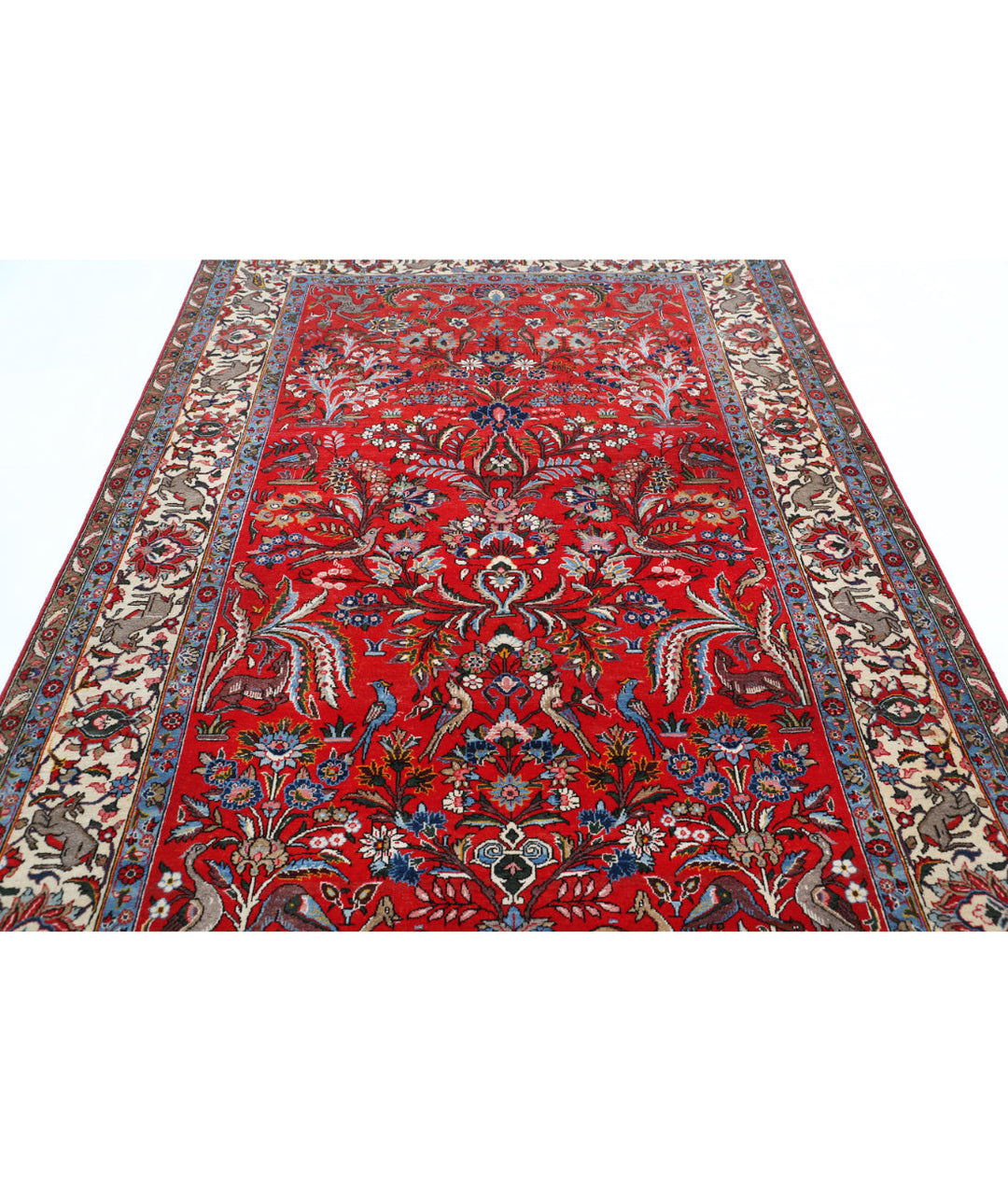 Afghan Oriental Rug 6' 3" x 9' 3" Hand-Knotted | No. AT79823