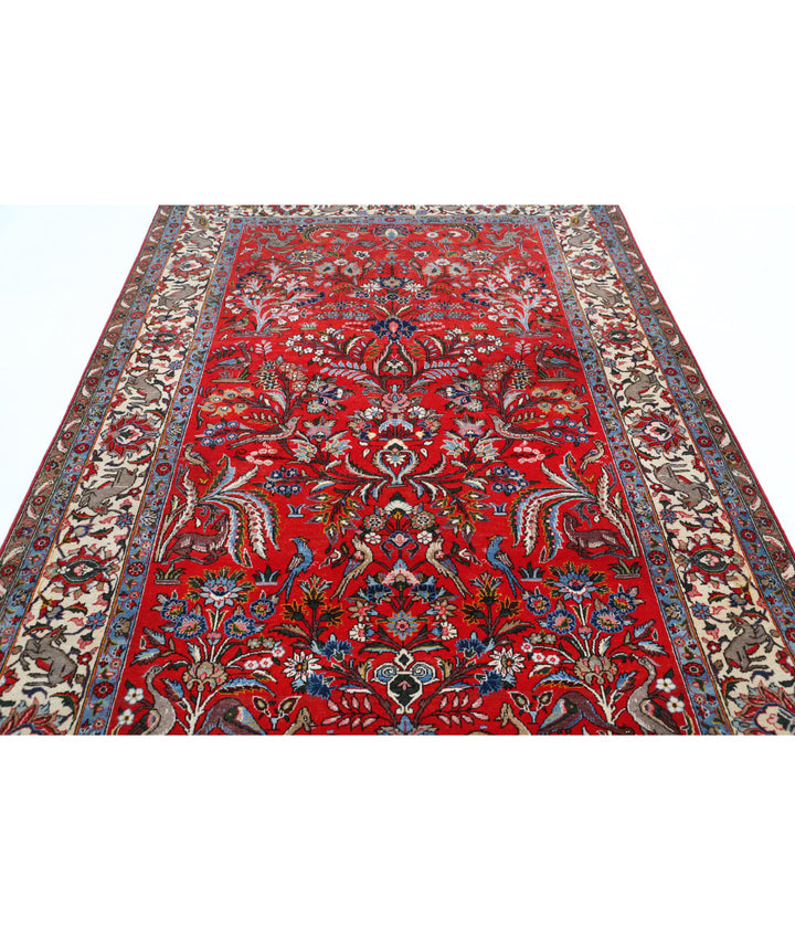 Afghan Oriental Rug 6' 3" x 9' 3" Hand-Knotted | No. AT79823