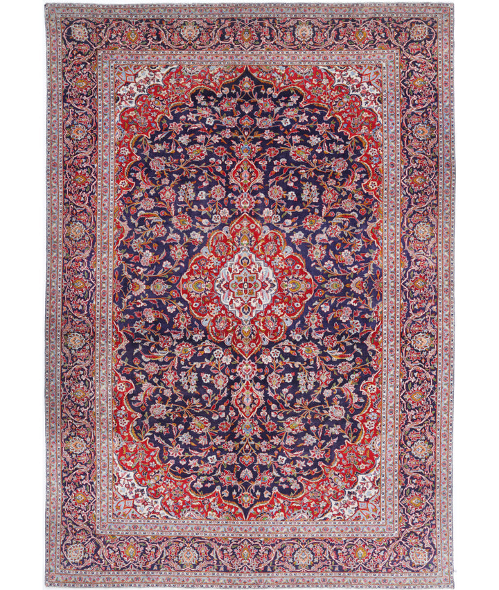 Afghan Kashan Rug 9' 0" x 13' 2" Hand-Knotted | No. AT97329