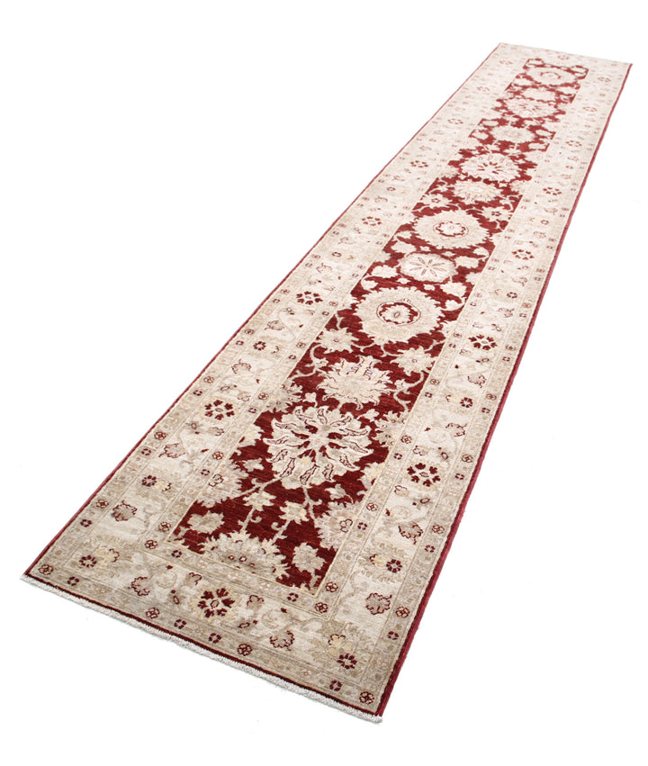 Afghan Ziegler Farhan Rug 2' 7" x 13' 8" Hand-Knotted | No. AT88521