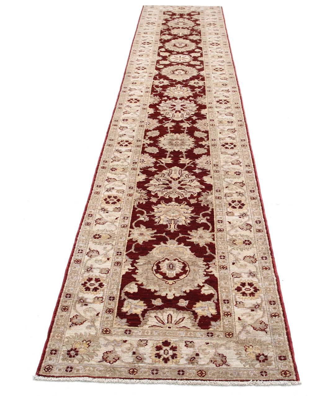 Afghan Ziegler Farhan Rug 2' 7" x 13' 8" Hand-Knotted | No. AT88521
