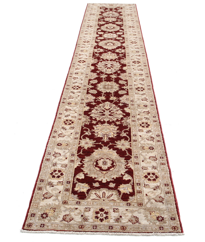 Afghan Ziegler Farhan Rug 2' 7" x 13' 8" Hand-Knotted | No. AT88521