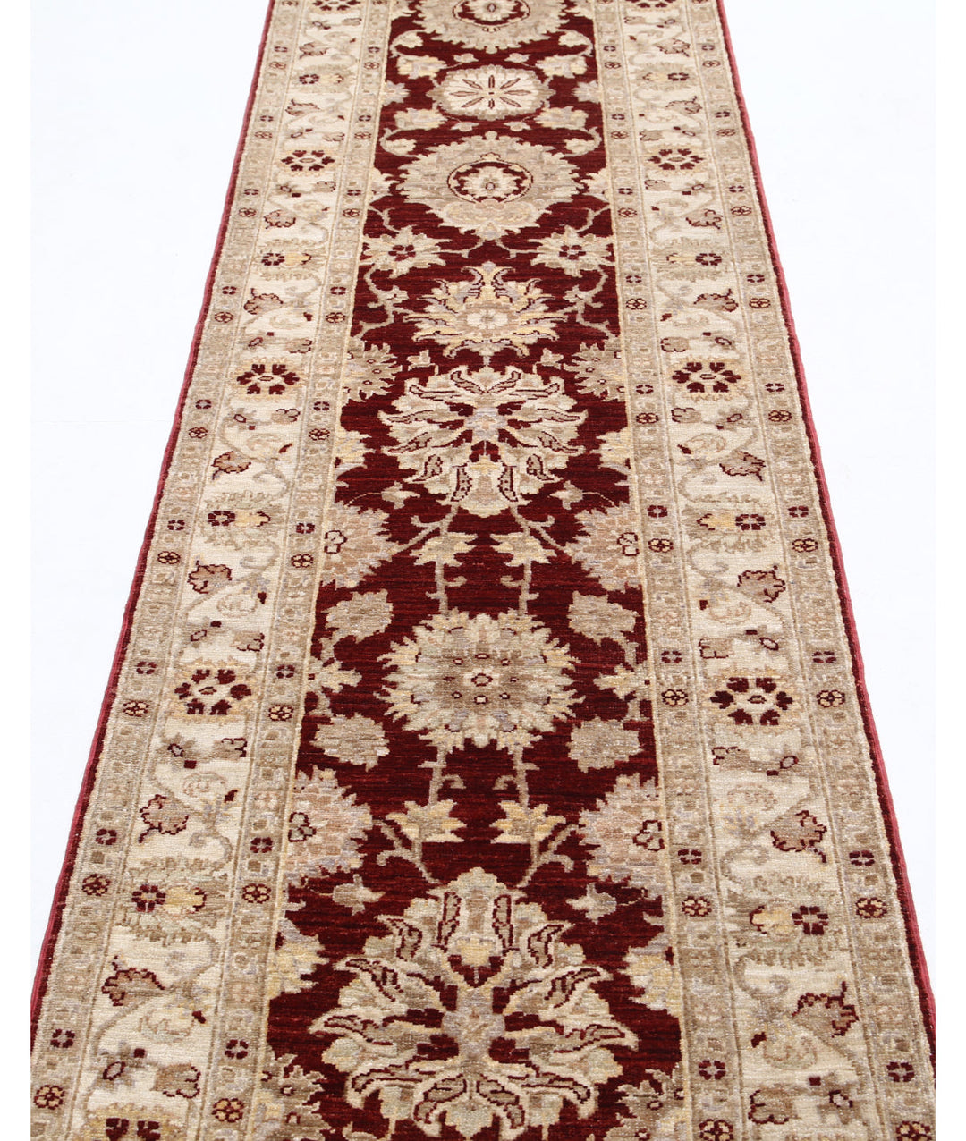 Afghan Ziegler Farhan Rug 2' 7" x 13' 8" Hand-Knotted | No. AT88521