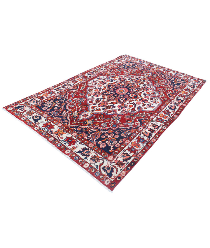 Afghan Bakhtiari Rug 5' 3" x 8' 1" Hand-Knotted | No. AT73060