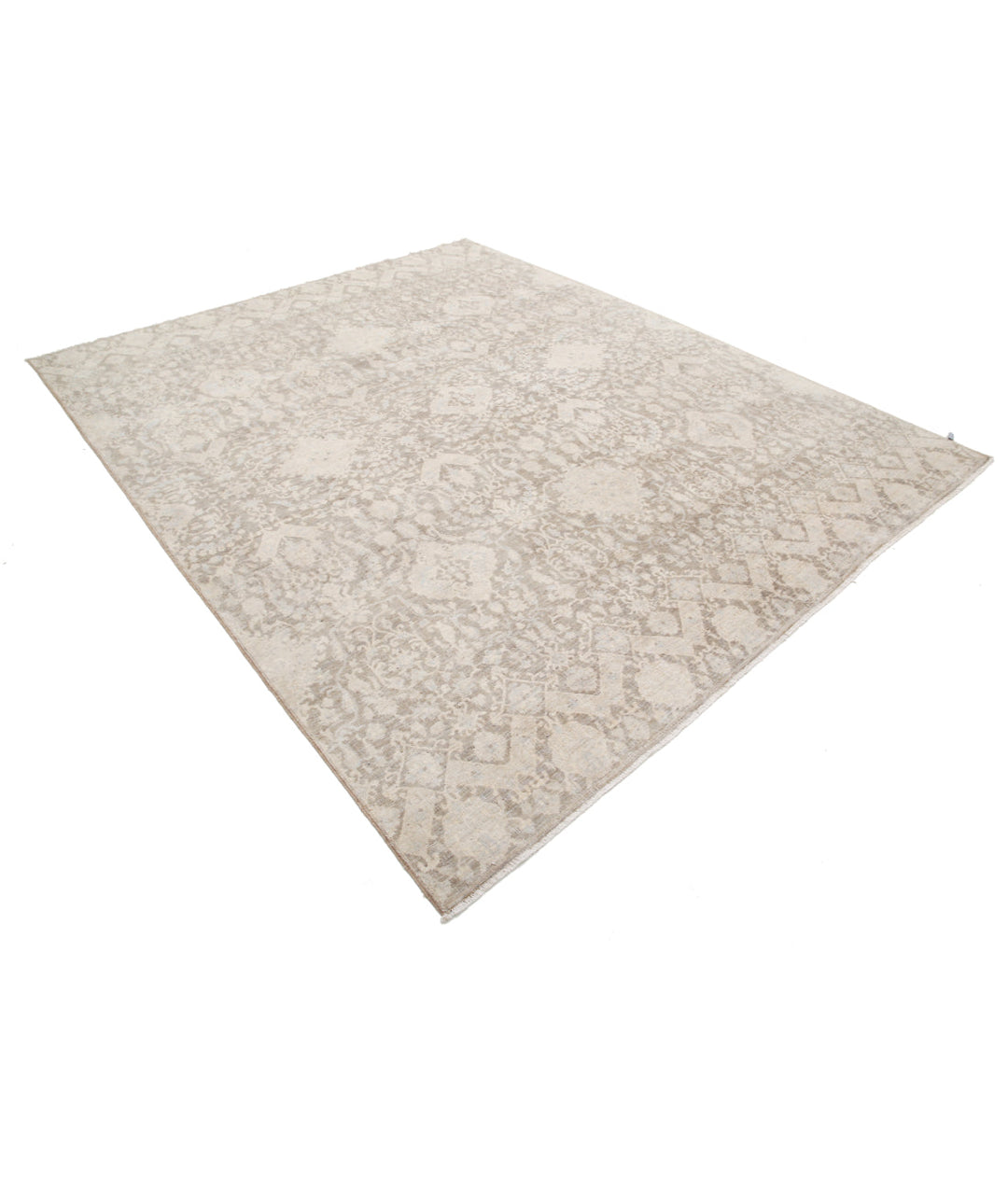 Afghan Oriental Rug 7' 8" x 9' 4" Hand-Knotted | No. AT73706