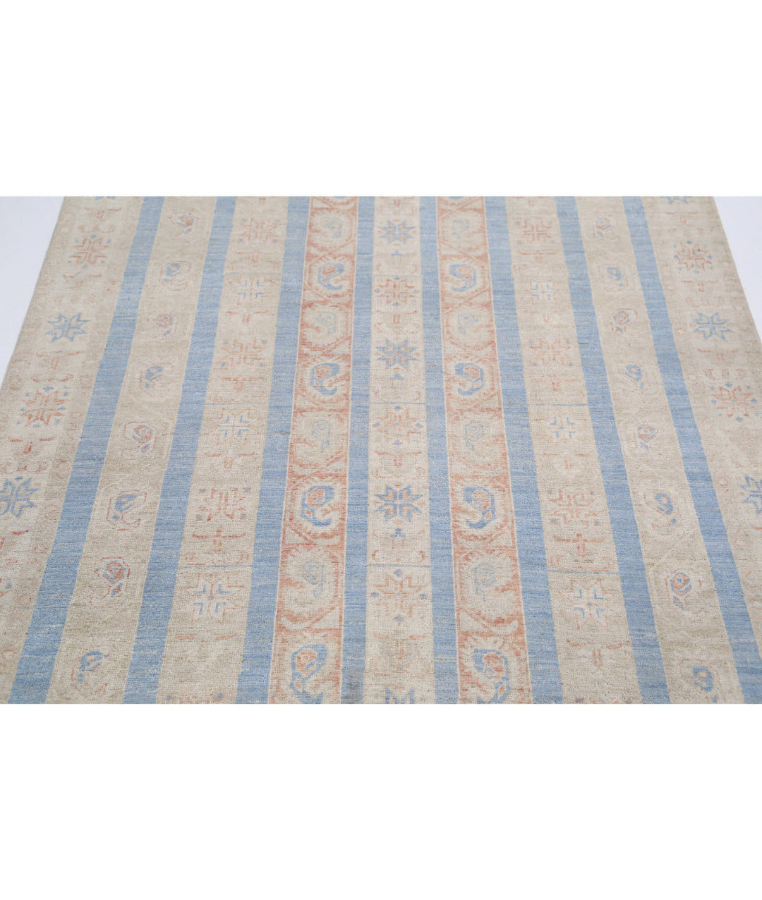 Afghan Shaal Rug 4' 9" x 6' 0" Hand-Knotted | No. AT32407