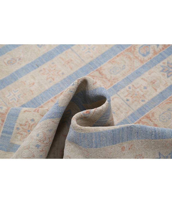 Afghan Shaal Rug 4' 9" x 6' 0" Hand-Knotted | No. AT32407