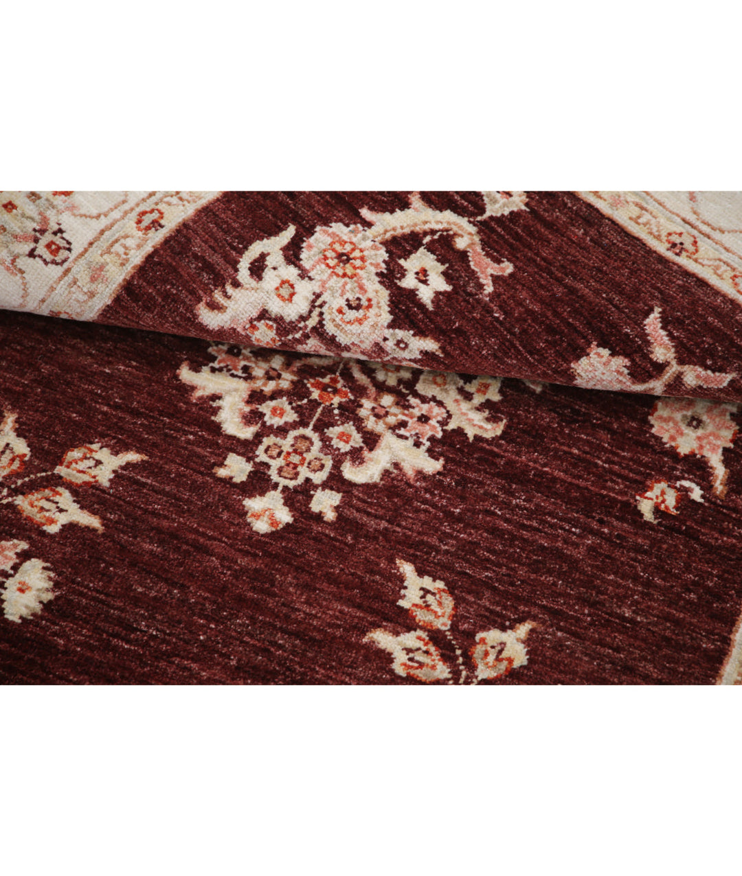 Afghan Ziegler Rug 3' 5" x 4' 11" Hand-Knotted | No. AT79382