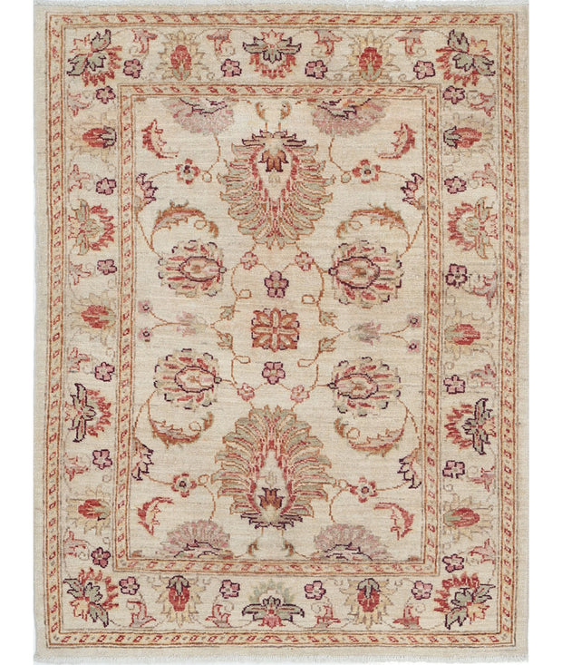 Hand Knotted Ziegler Farhan Wool Rug 2' 10" x 3' 10" - No. AT10013