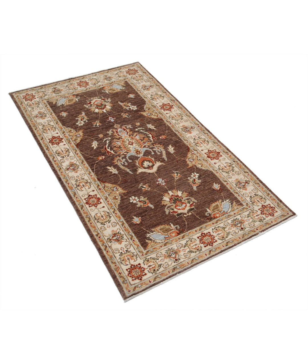 Afghan Ziegler Rug 2' 10" x 4' 9" Hand-Knotted | No. AT79499