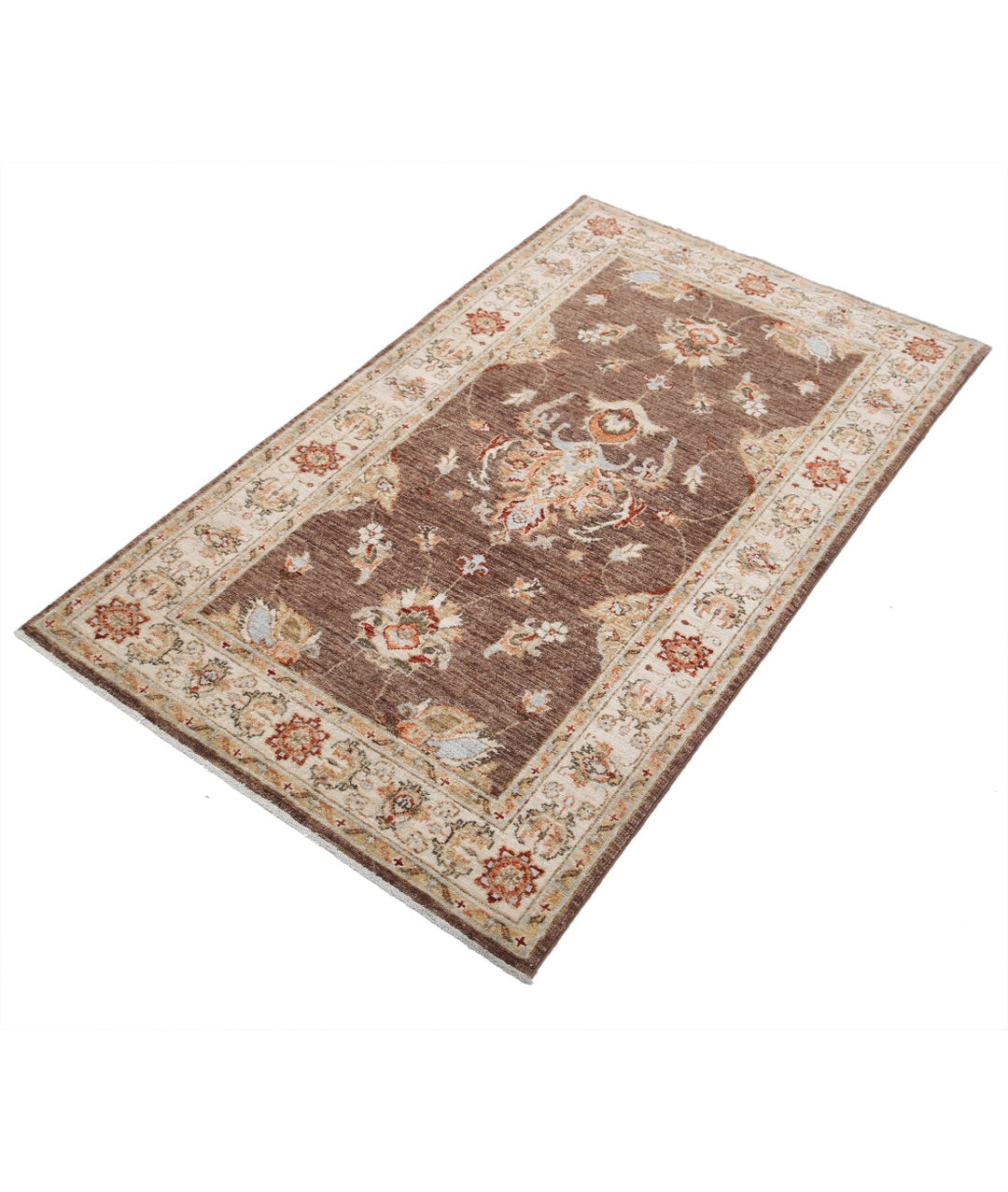 Afghan Ziegler Rug 2' 10" x 4' 9" Hand-Knotted | No. AT79499