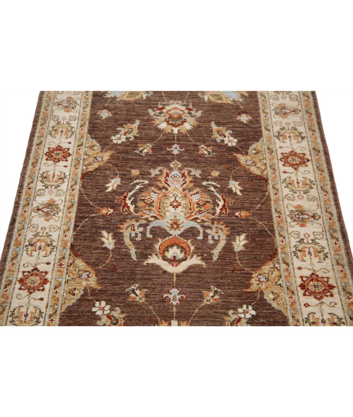 Afghan Ziegler Rug 2' 10" x 4' 9" Hand-Knotted | No. AT79499