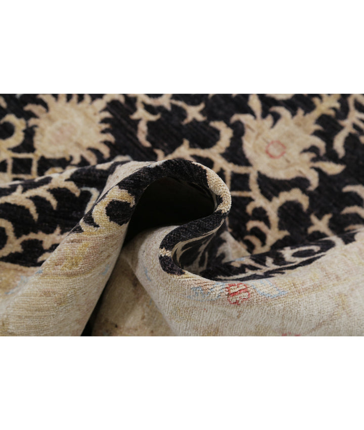 Afghan Ziegler Rug 5'6" x 8'0" Hand-Knotted | No. AT81232