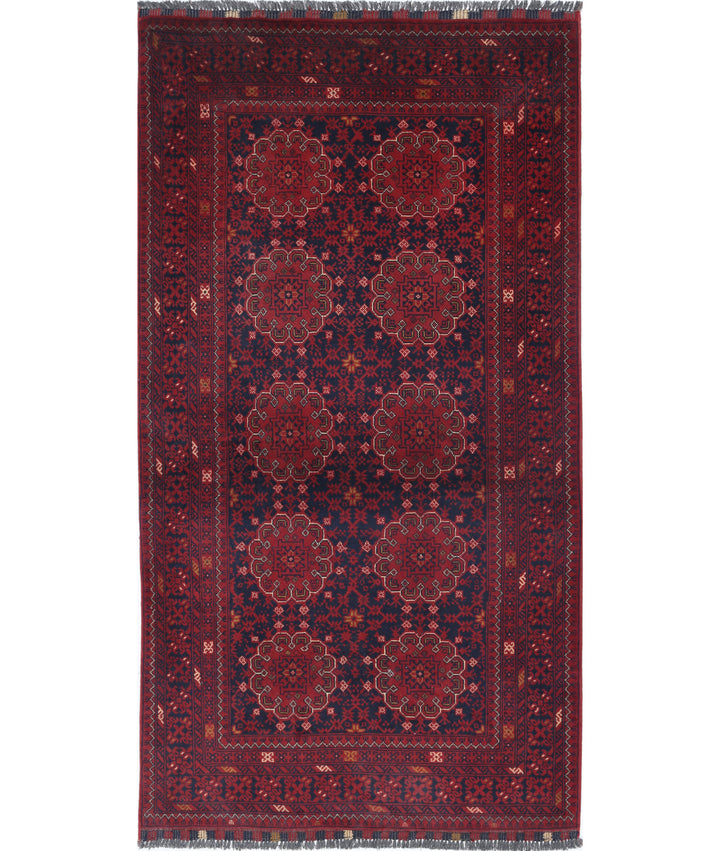 Afghan Khamyab Rug 3' 4" x 6' 2" Hand-Knotted | No. AT73497