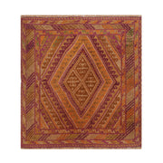 Hand Knotted Mashwani Area Rug 3' 6" x 3' 8" - No. AL56172