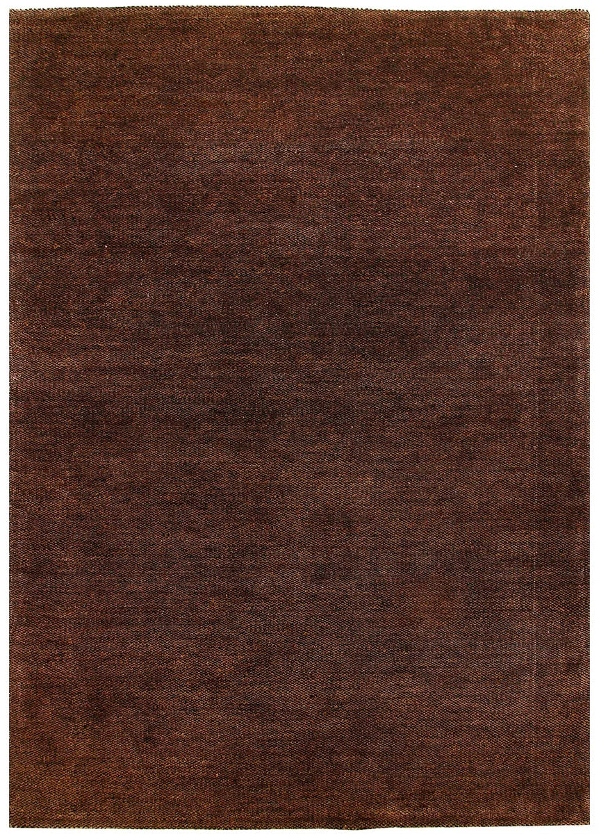 Brown Afghan Gabbeh Rug 5'3" x 7'10" Hand-Knotted | No. 55623